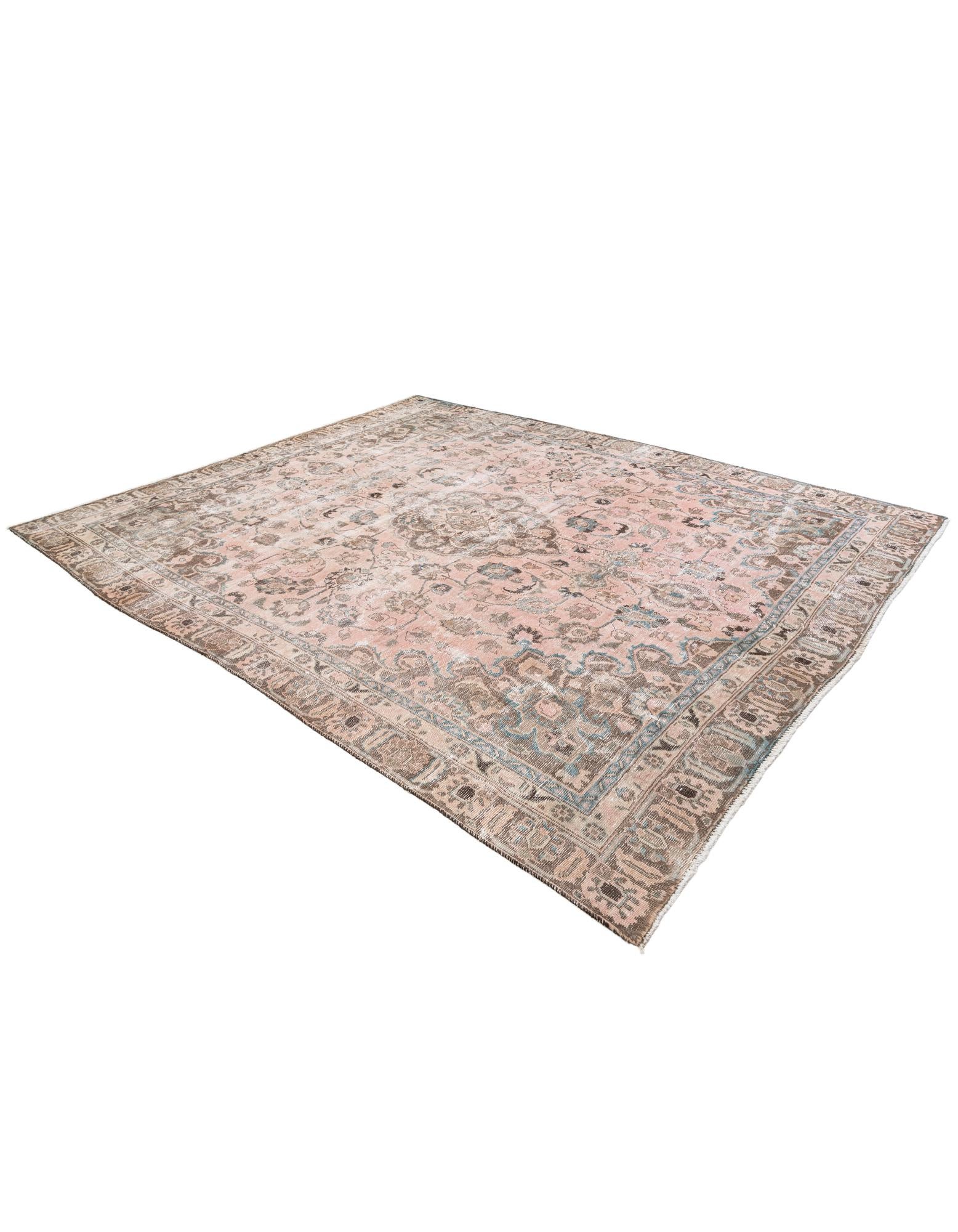 9' 3 x 11' 1 Hand Knotted Ultra Vintage Persian Wool Rug