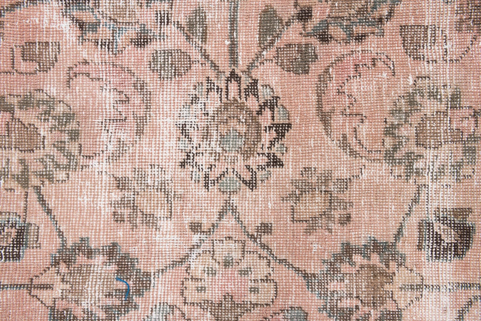 9' 3 x 11' 1 Hand Knotted Ultra Vintage Persian Wool Rug