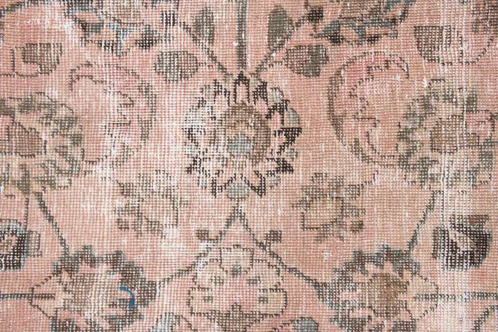 9' 3 x 11' 1 Hand Knotted Ultra Vintage Persian Wool Rug