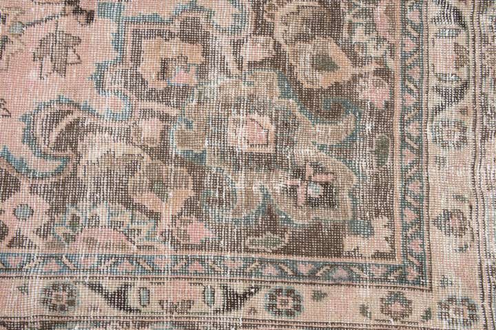 9' 3 x 11' 1 Hand Knotted Ultra Vintage Persian Wool Rug
