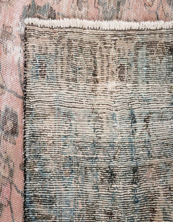 Detail image of 9' 3 x 11' 1  Hand Knotted Ultra Vintage Persian Wool Rug