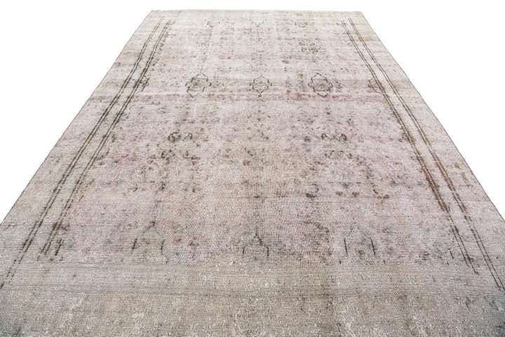 8' x 12' 3 Hand Knotted Ultra Vintage Persian Wool Rug