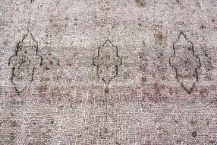 8' x 12' 3 Hand Knotted Ultra Vintage Persian Wool Rug
