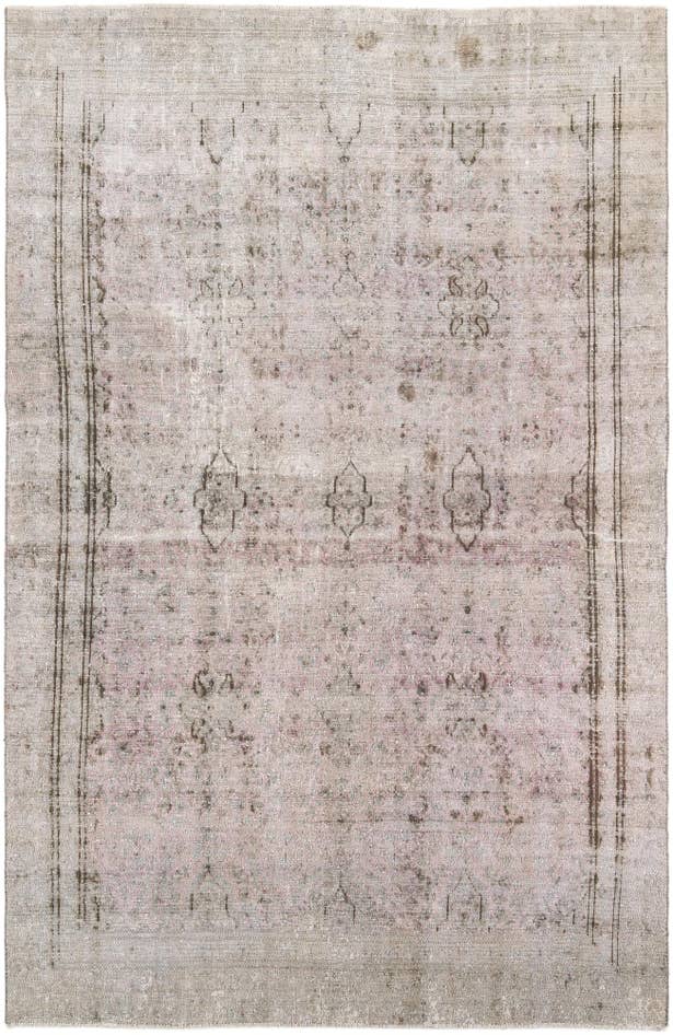 Detail image of 8' x 12' 3 Hand Knotted Ultra Vintage Persian Wool Rug