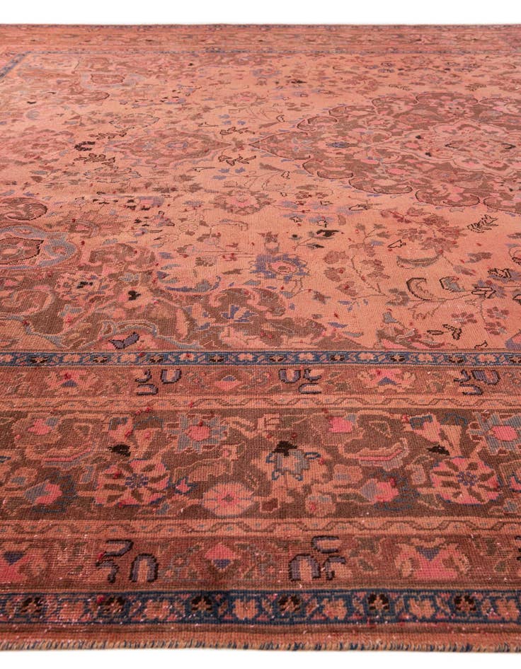 Detail image of 9' 5 x 12' 6  Hand Knotted Ultra Vintage Persian Wool Rug