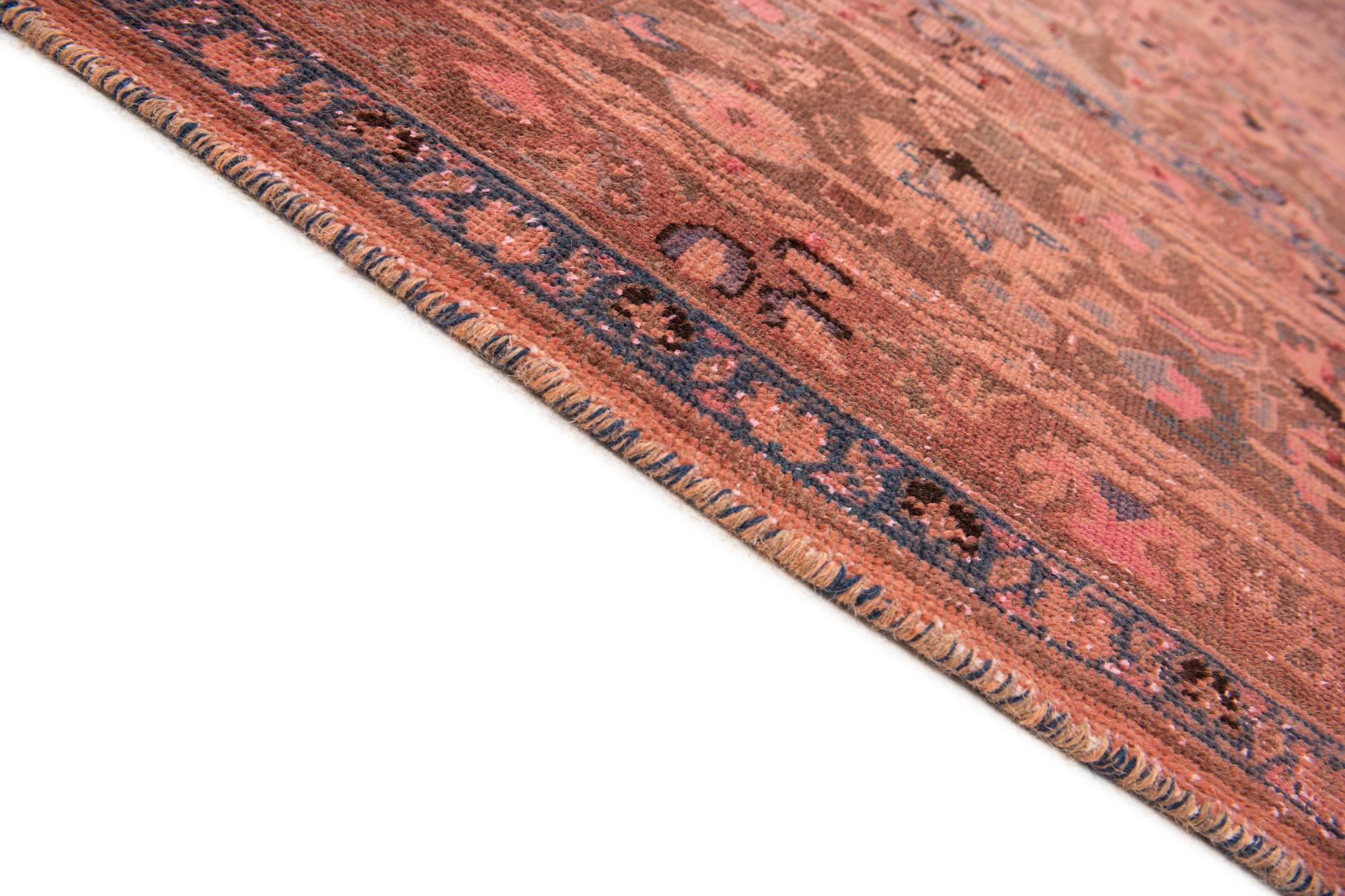 9' 5 x 12' 6 Hand Knotted Ultra Vintage Persian Wool Rug