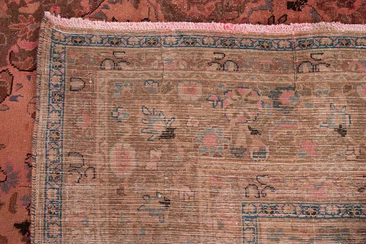 9' 5 x 12' 6 Hand Knotted Ultra Vintage Persian Wool Rug