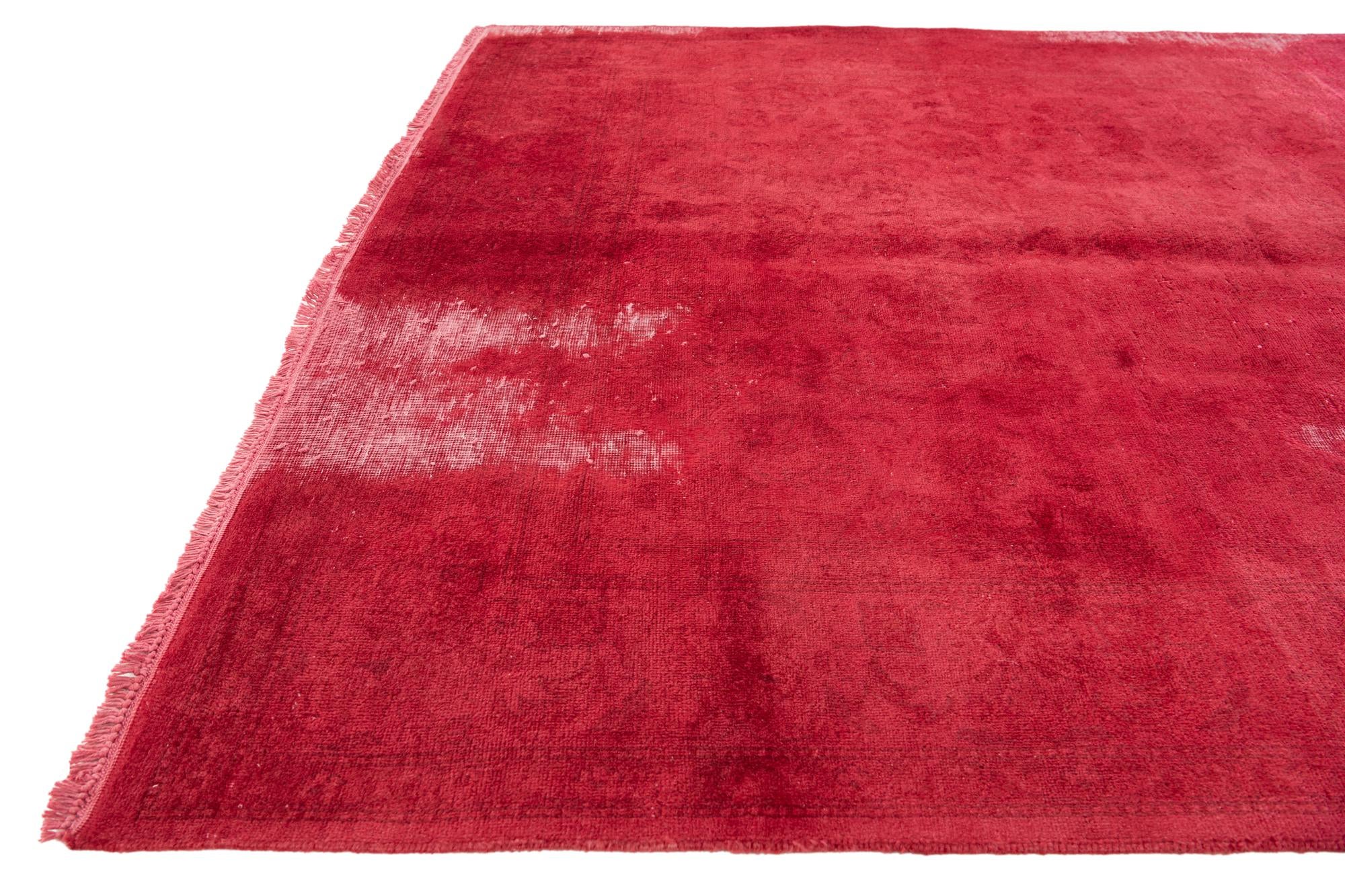5' x 8' 6 Hand Knotted Ultra Vintage Persian Wool Rug