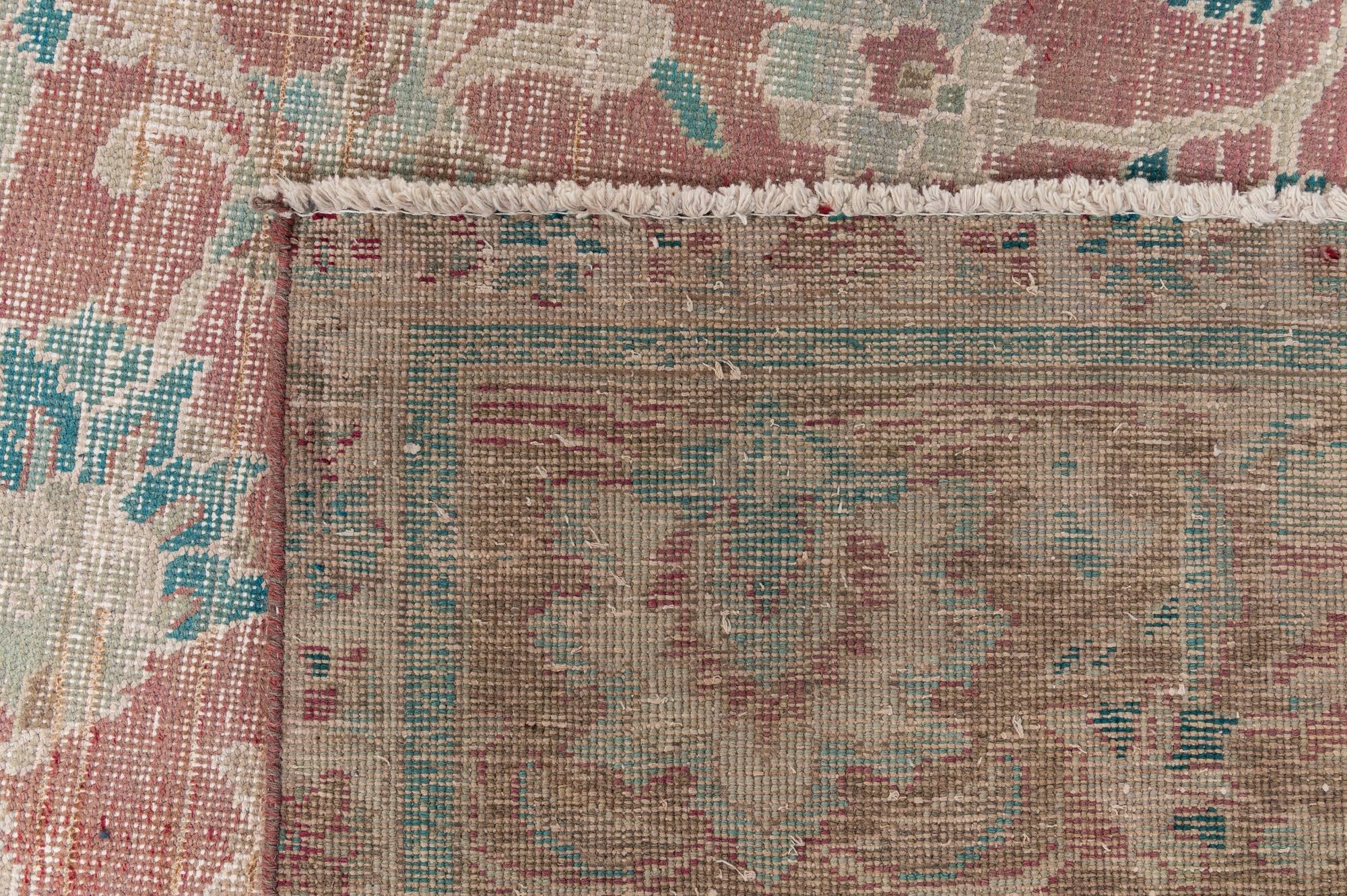 9' 9 x 13' 1 Hand Knotted Ultra Vintage Persian Wool Rug