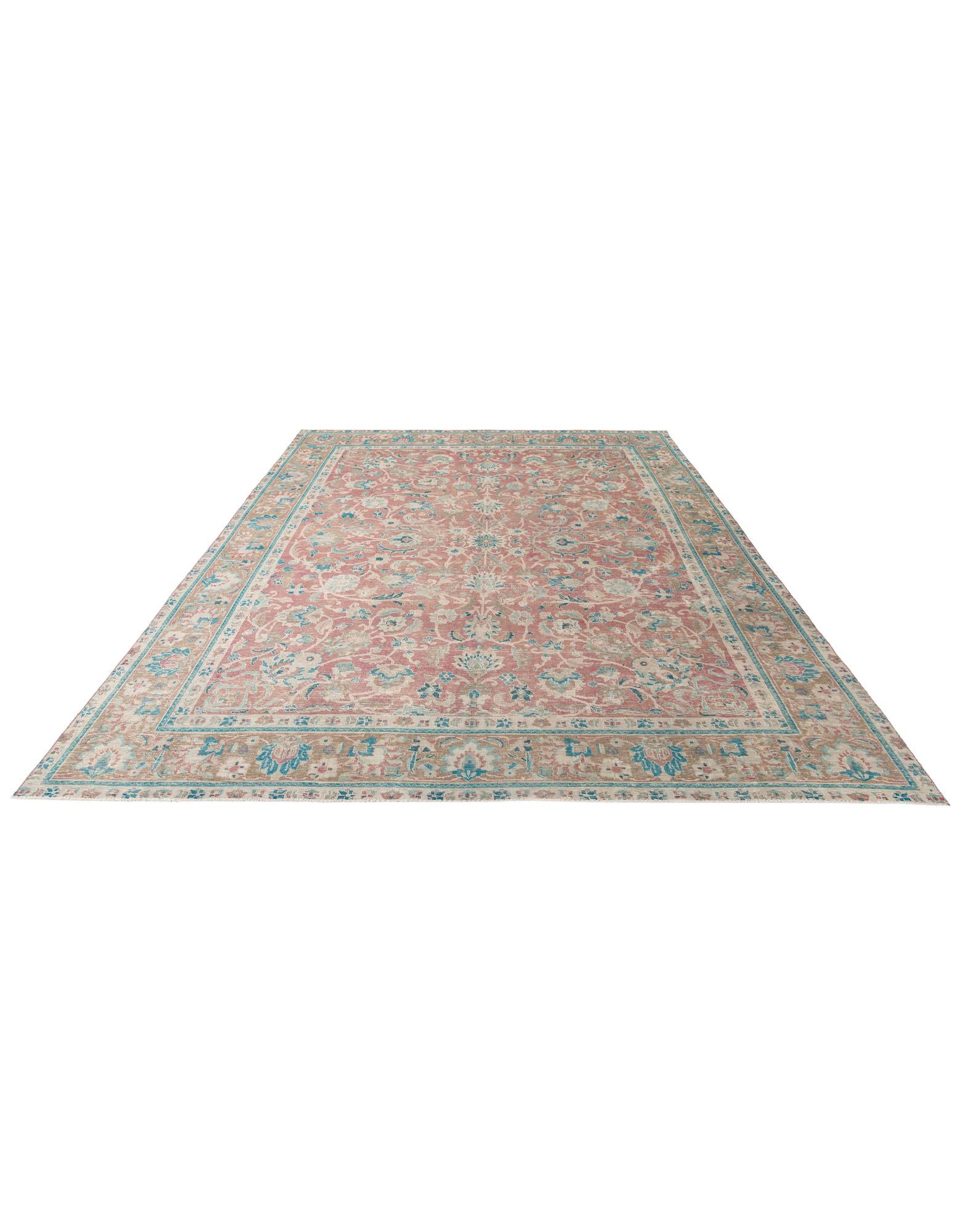 9' 9 x 13' 1 Hand Knotted Ultra Vintage Persian Wool Rug