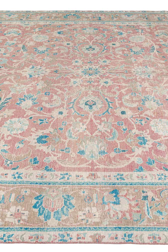 9' 9 x 13' 1 Hand Knotted Ultra Vintage Persian Wool Rug
