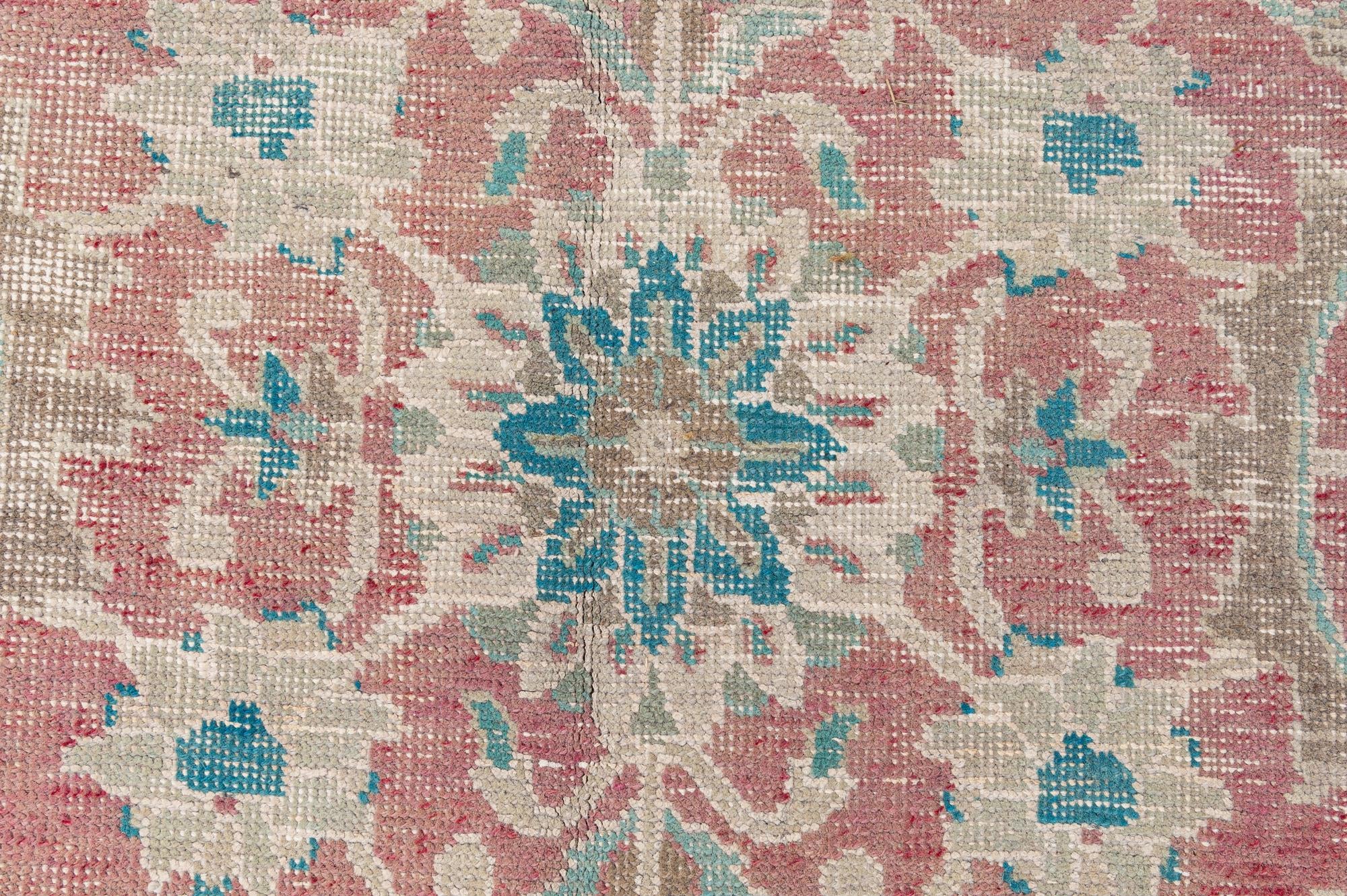 9' 9 x 13' 1 Hand Knotted Ultra Vintage Persian Wool Rug