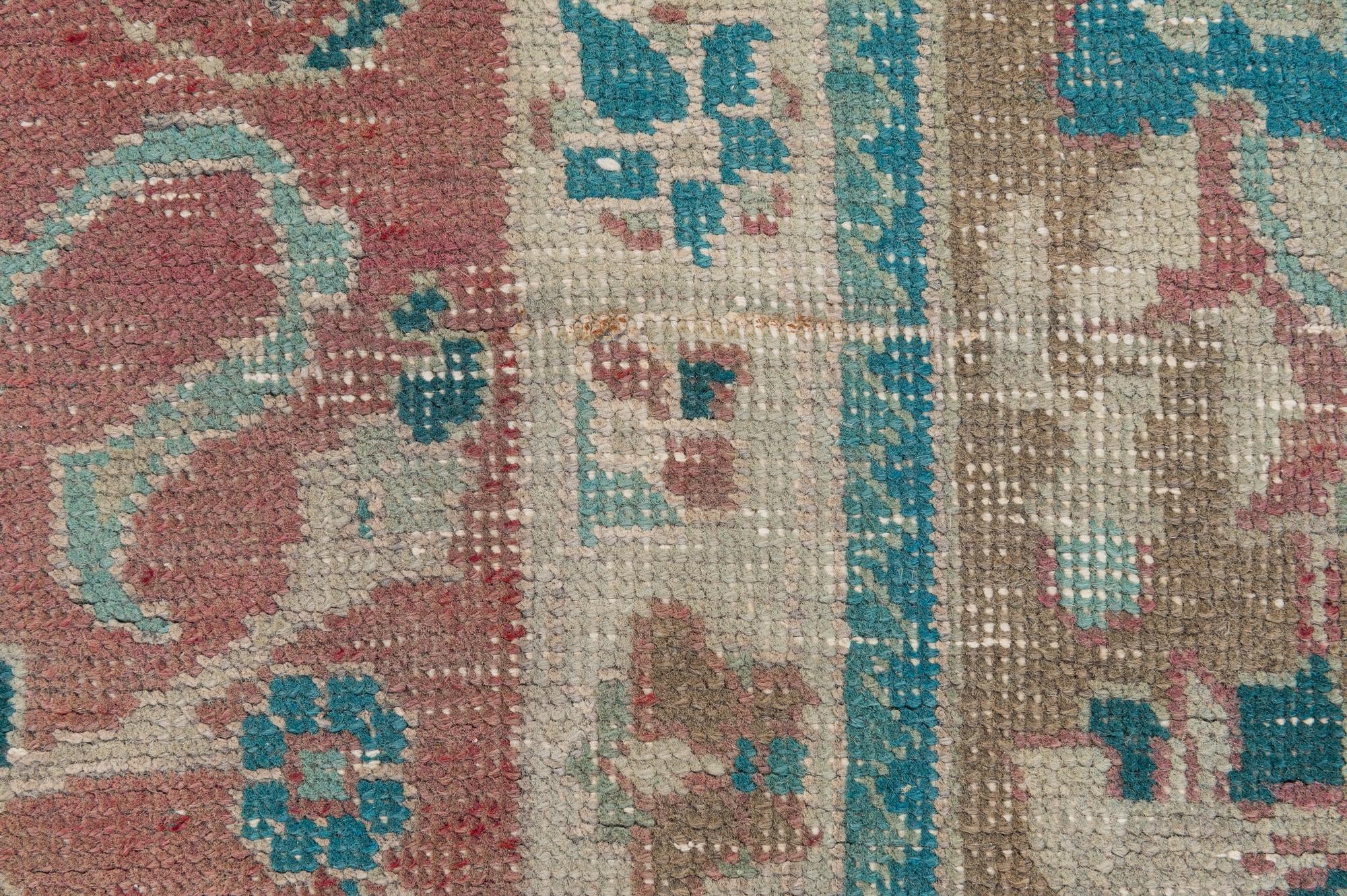 9' 9 x 13' 1 Hand Knotted Ultra Vintage Persian Wool Rug