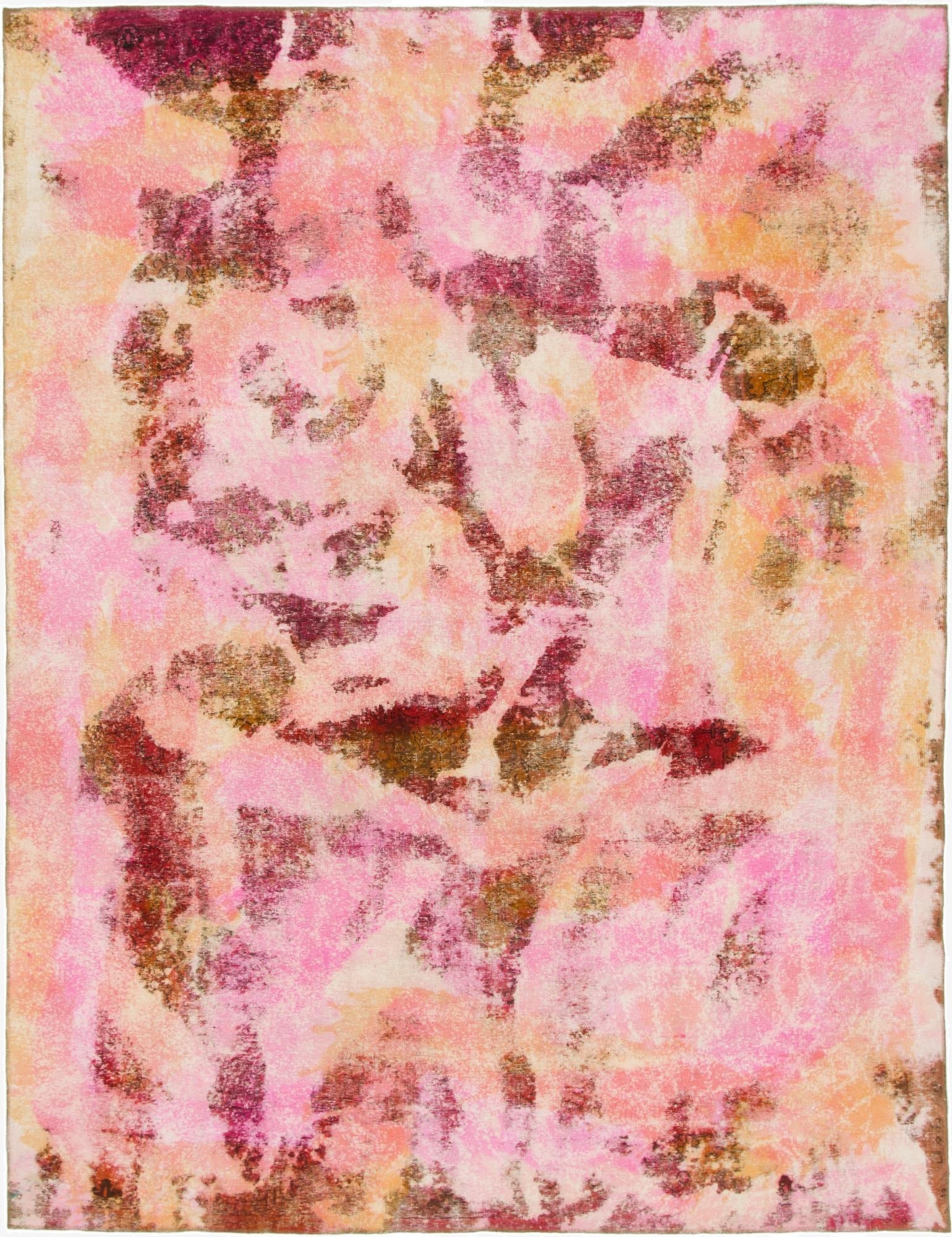 8' 10 x 11' 7  Hand Knotted Ultra Vintage Persian Wool Rug