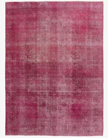 7' 11 x 11' Hand Knotted Ultra Vintage Persian Wool Rug