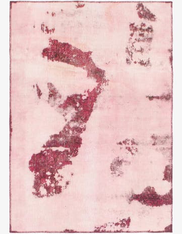 4' x 5' 10 Hand Knotted Ultra Vintage Persian Wool Rug