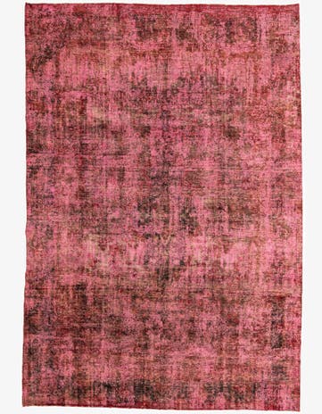 9' x 13' 2 Hand Knotted Ultra Vintage Persian Wool Rug