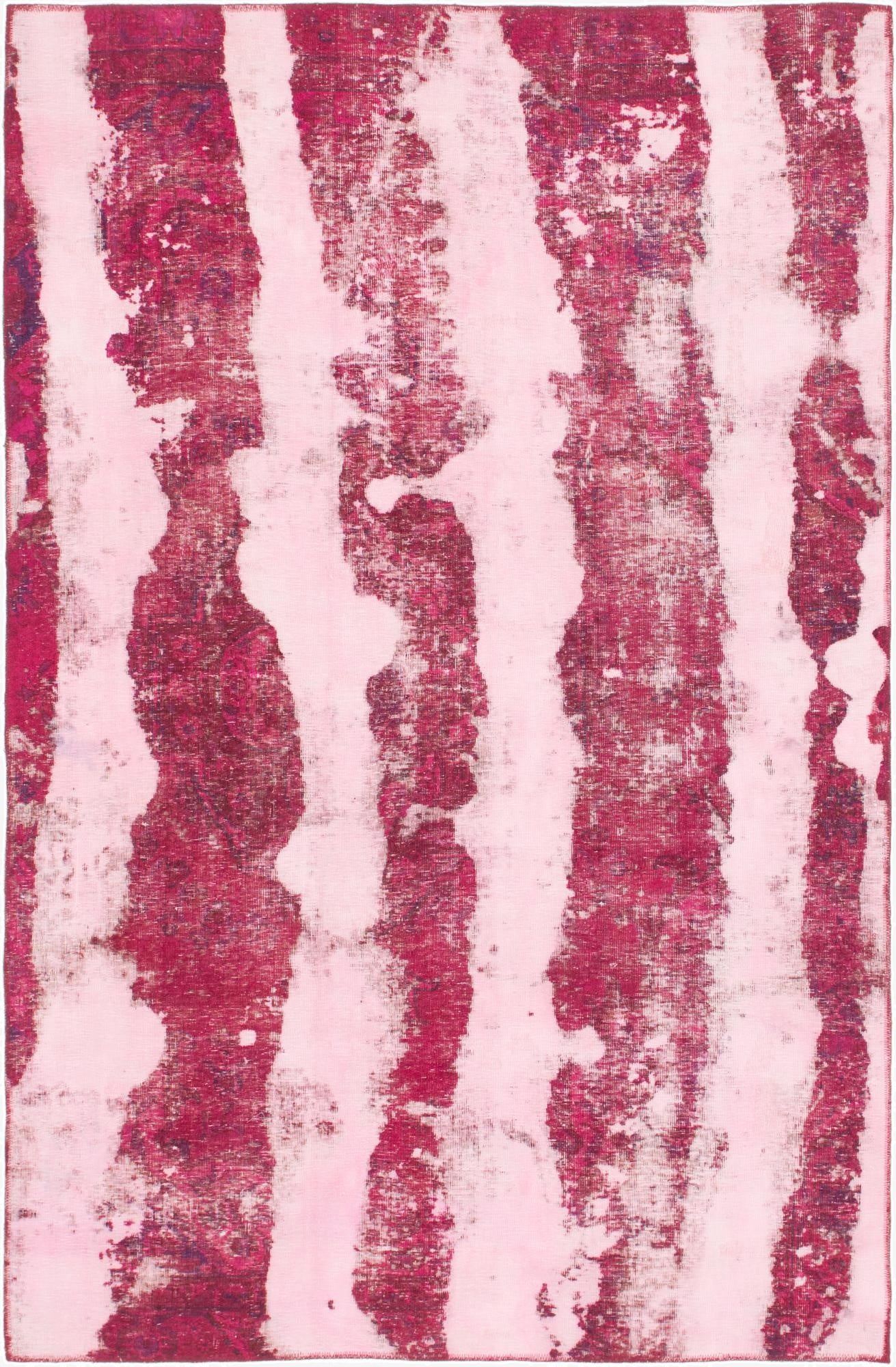 5' 7 x 8' 8  Hand Knotted Ultra Vintage Persian Wool Rug