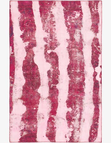 5' 7 x 8' 8 Hand Knotted Ultra Vintage Persian Wool Rug