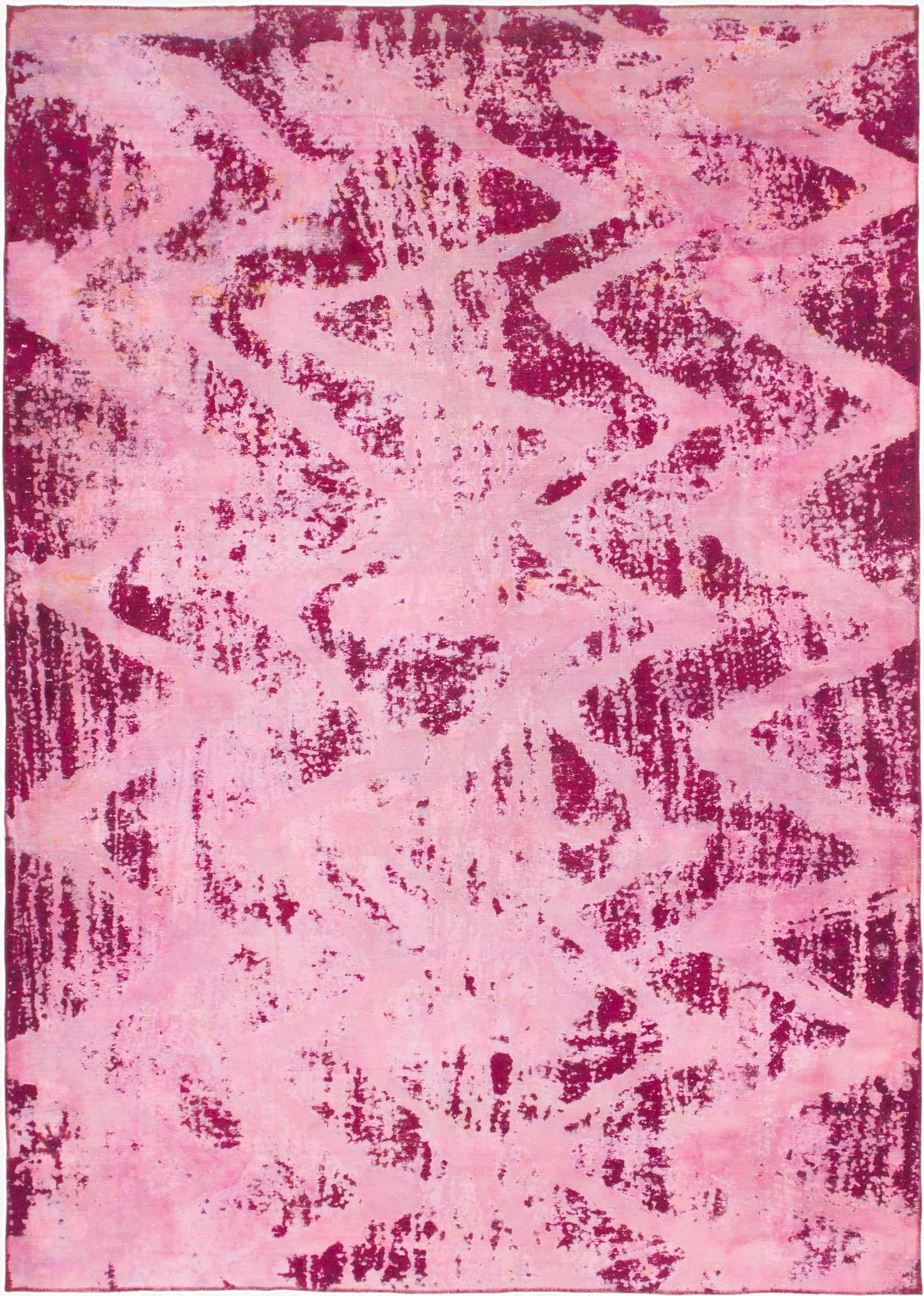 9' x 12' 9  Hand Knotted Ultra Vintage Persian Wool Rug