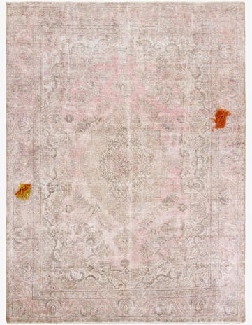 9' 2 x 12' 5 Hand Knotted Ultra Vintage Persian Wool Rug