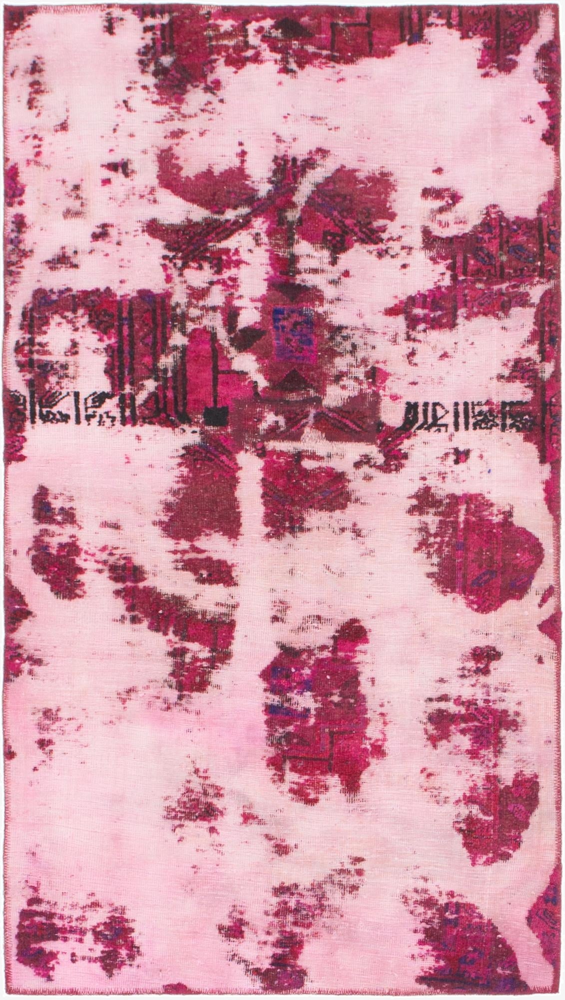 3' 3 x 6'  Hand Knotted Ultra Vintage Persian Wool Rug