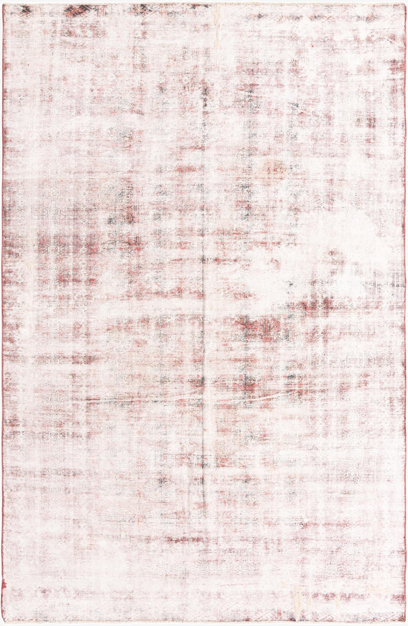 6' x 9' 1  Hand Knotted Ultra Vintage Persian Wool Rug