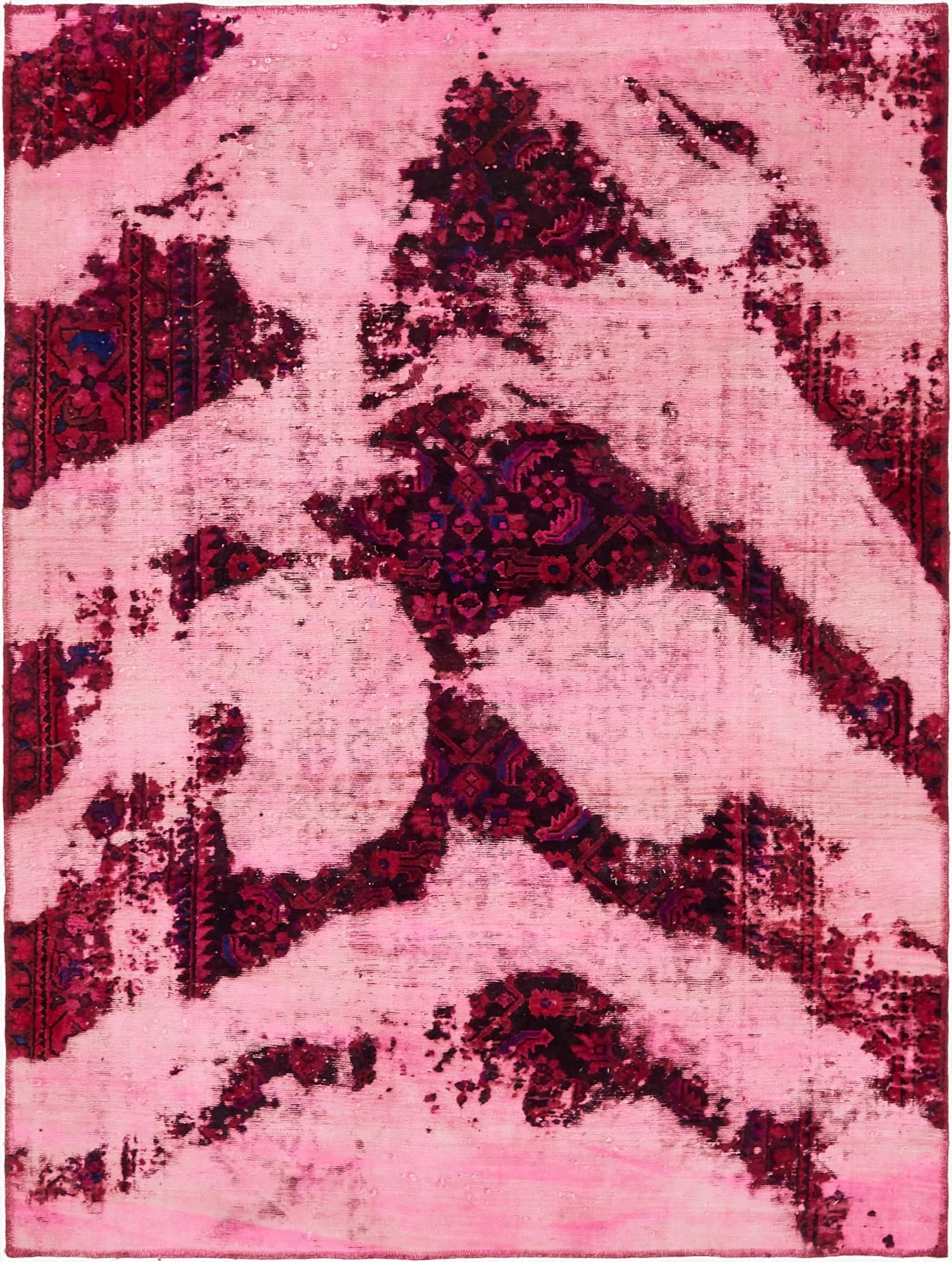 157cm x 213cm  Hand Knotted Ultra Vintage Persian Wool Rug