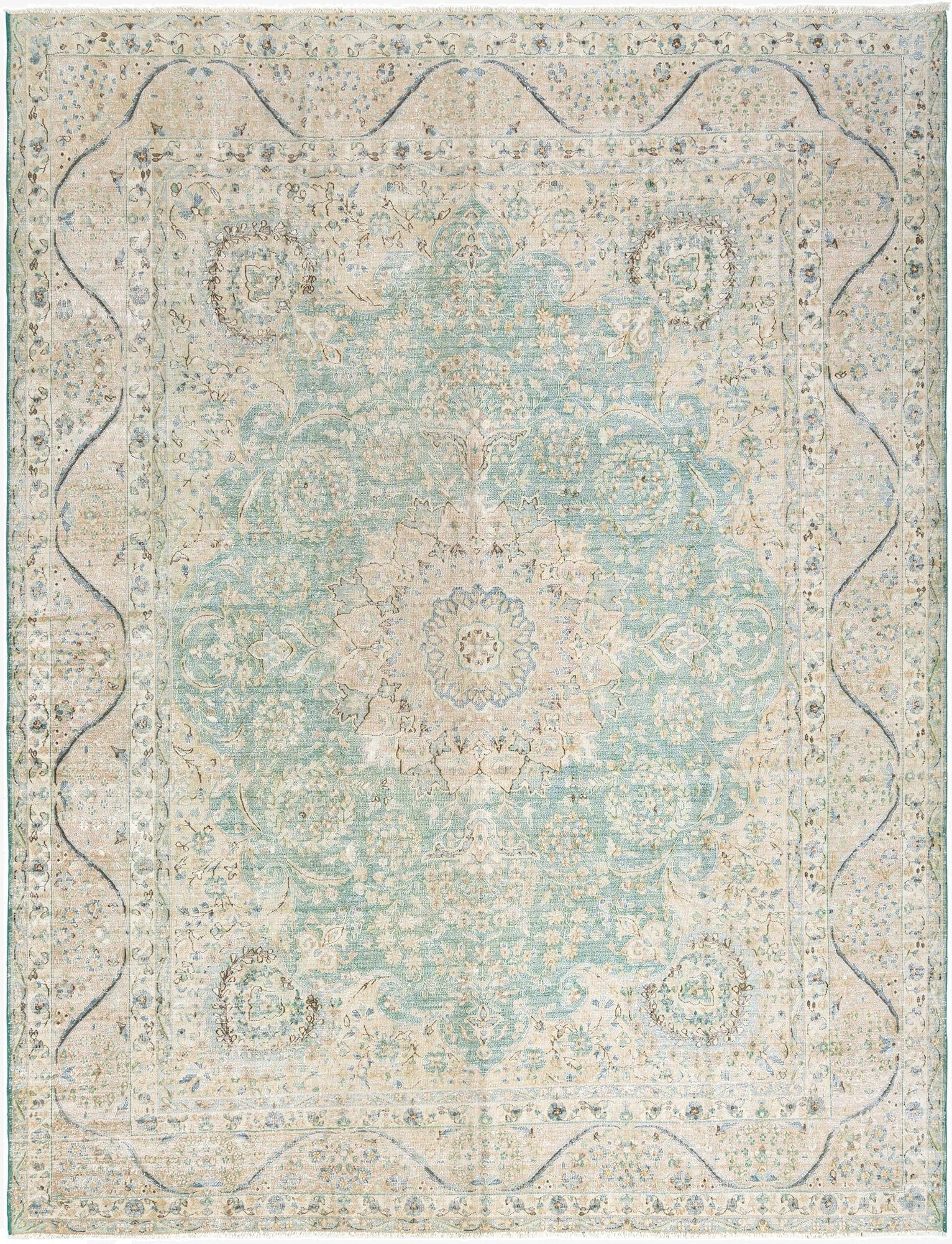 9' 9 x 12' 8 Vintage Royal Wool Rug