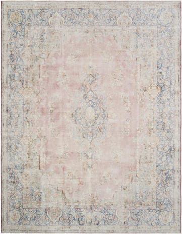 9' 10 x 12' 8 Vintage Royal Wool Rug