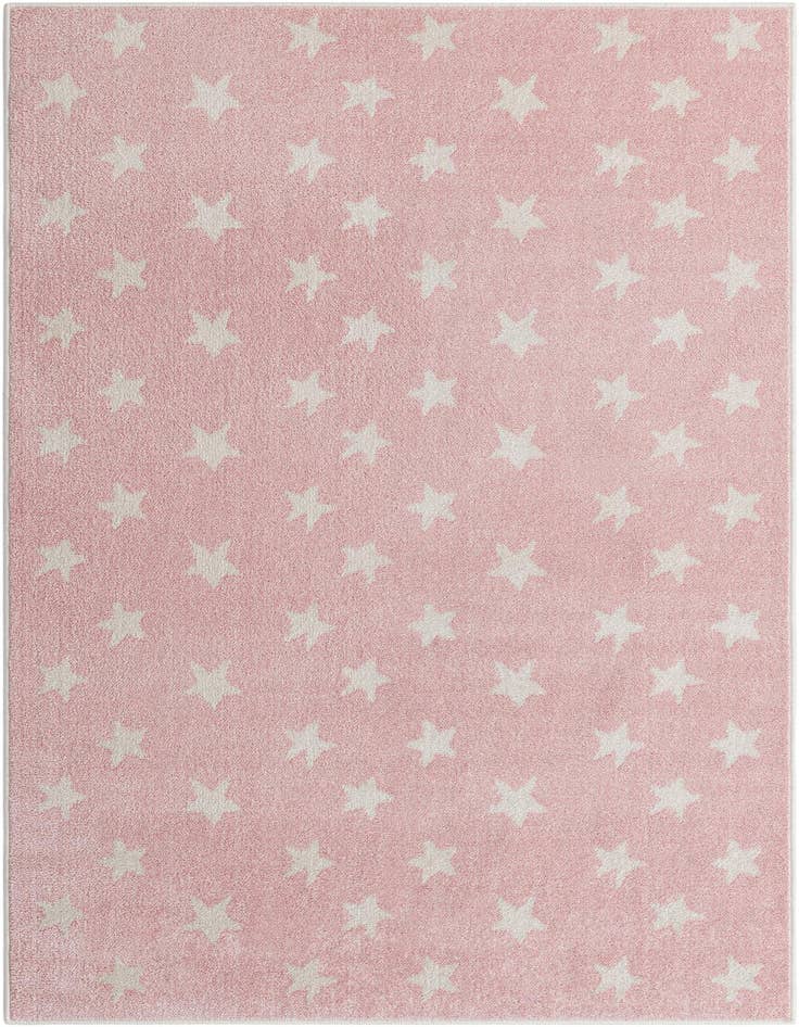 Detail image of 5' 3 x 8' Stars Whimsy Kids Rug