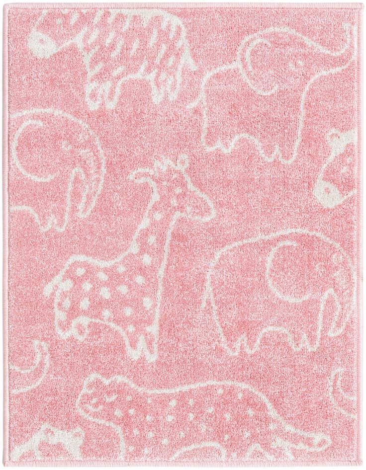 Detail image of 2' 2 x 3' Animals Whimsy Kids Rug