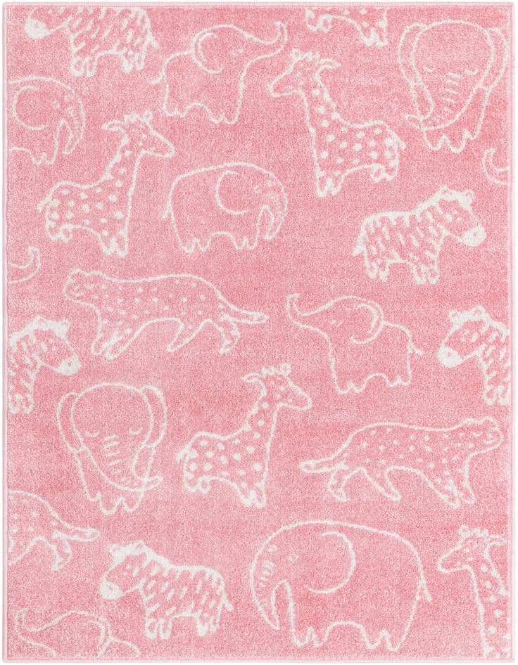 Detail image of 4' x 6' Animals Whimsy Kids Rug
