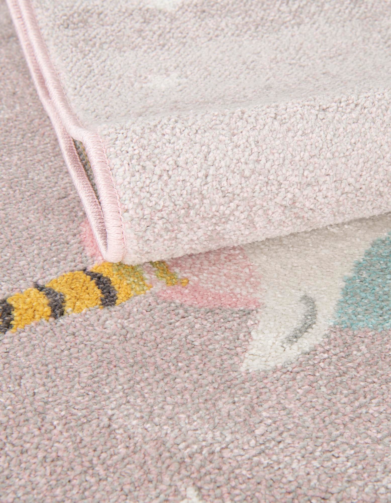2' 2 x 2' 11 Unicorn Whimsy Kids Rug