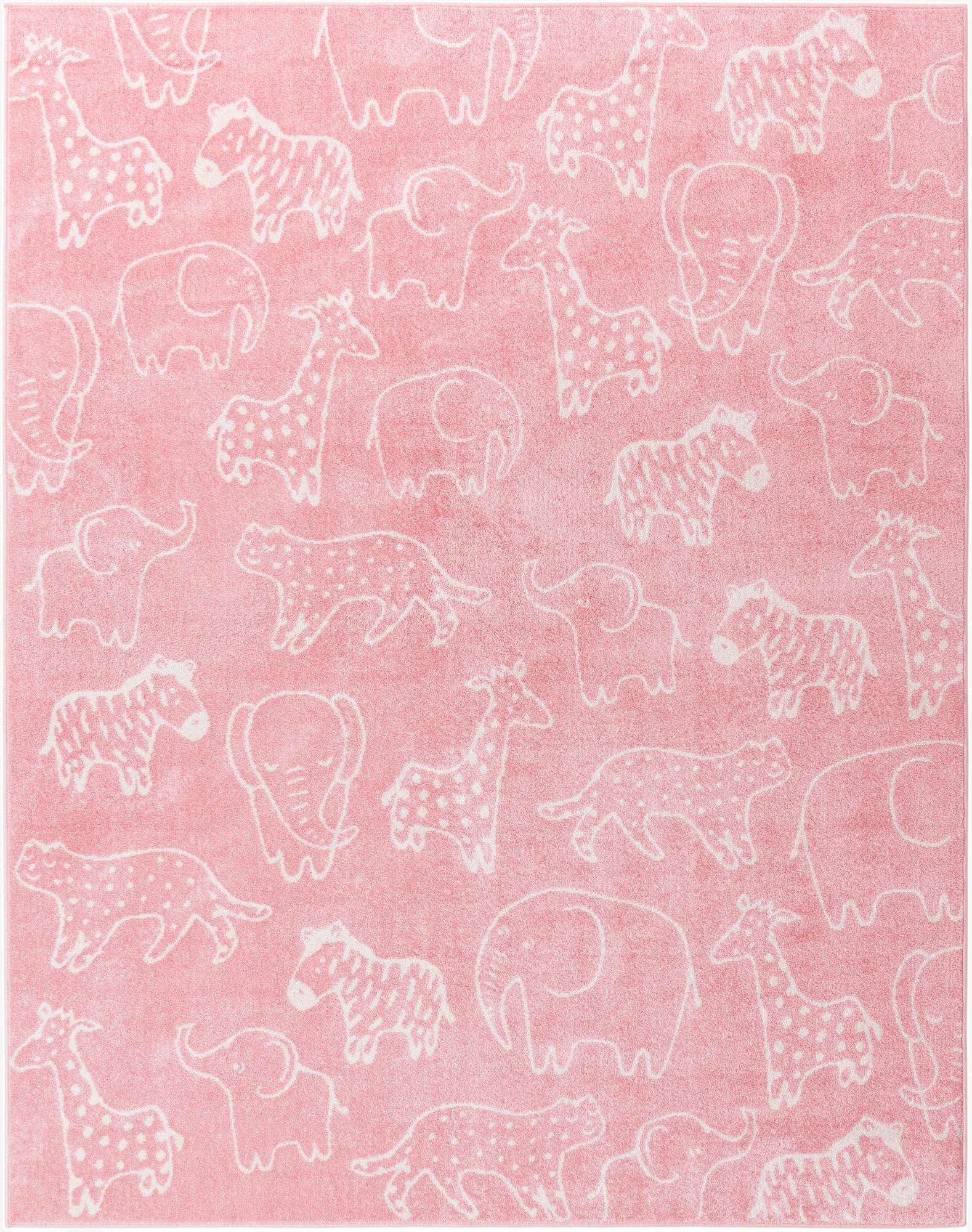 7' 10 x 10' Animals Whimsy Kids Rug