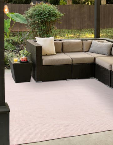 5' 1 x 5' 1 Easy-Clean Jill Zarin Palm Springs Indoor / Outdoor Square Rug