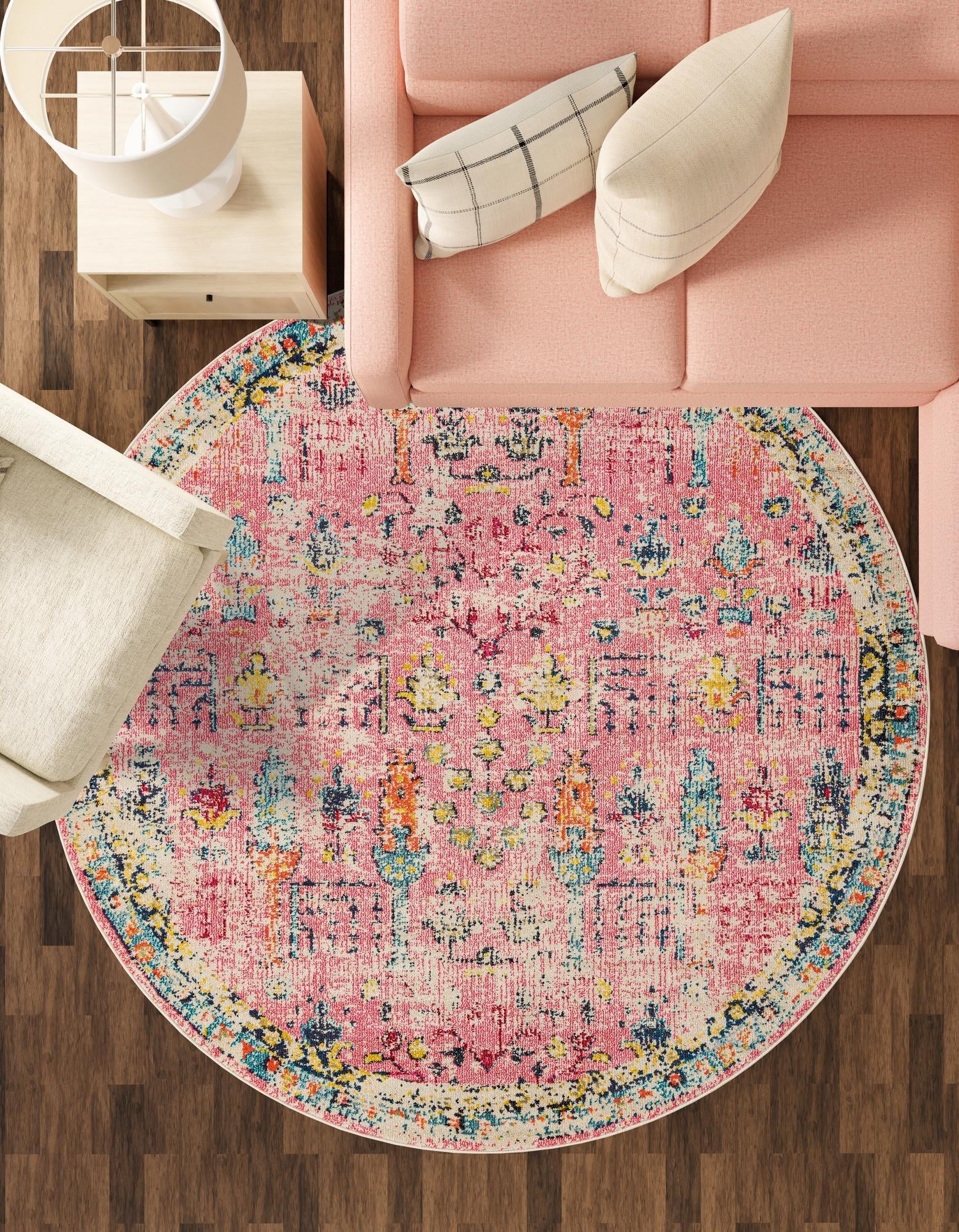 8' x 8' Washable Alta Round Rug