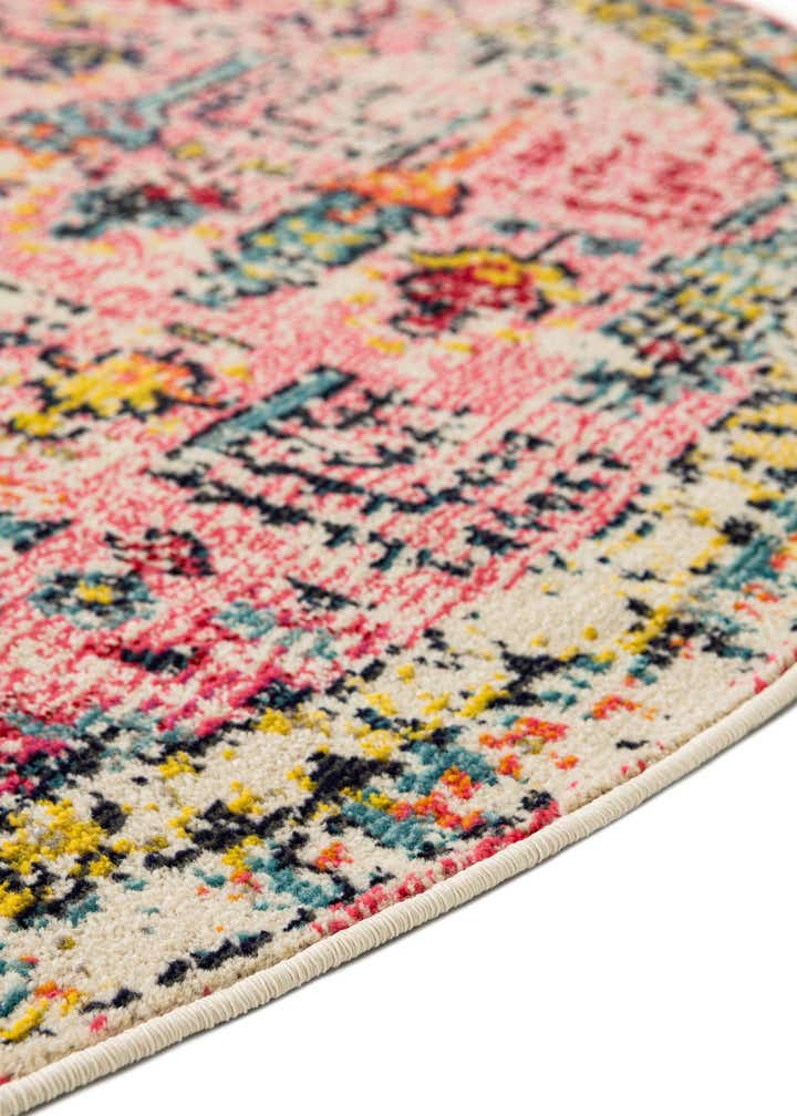 3' 3 x 3' 3 Washable Alta Round Rug