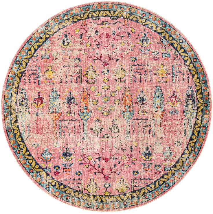 Detail image of 8' x 8' Washable Alta Round Rug