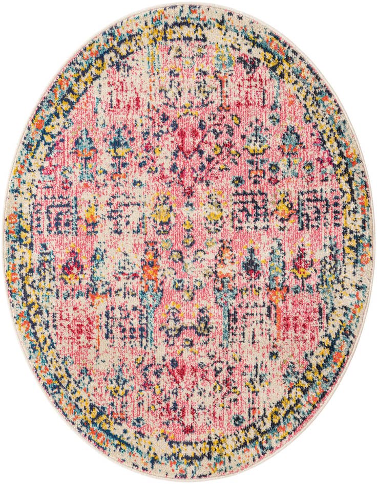 Detail image of 4' x 4' Washable Alta Round Rug