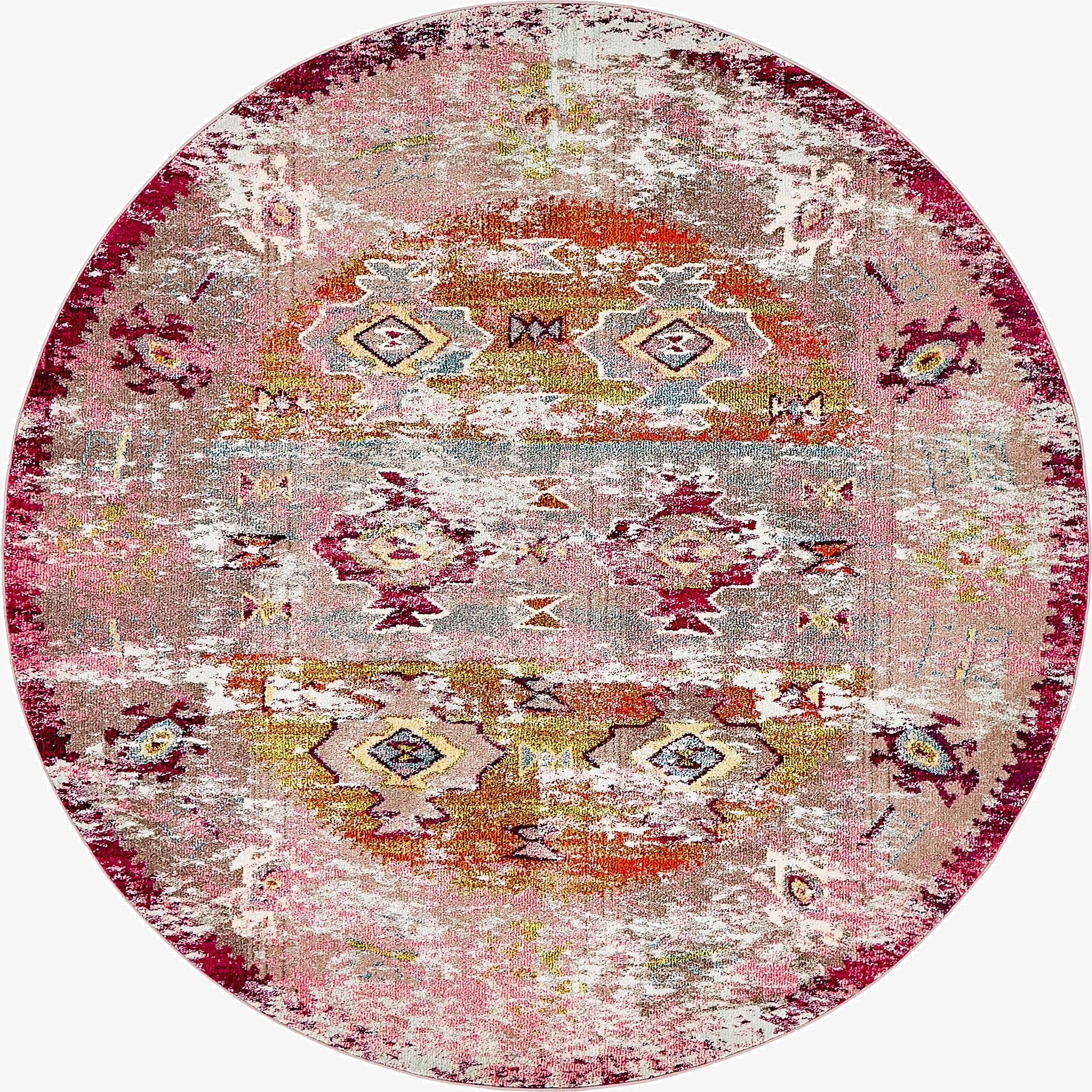 8' x 8'  Washable Alta Round Rug