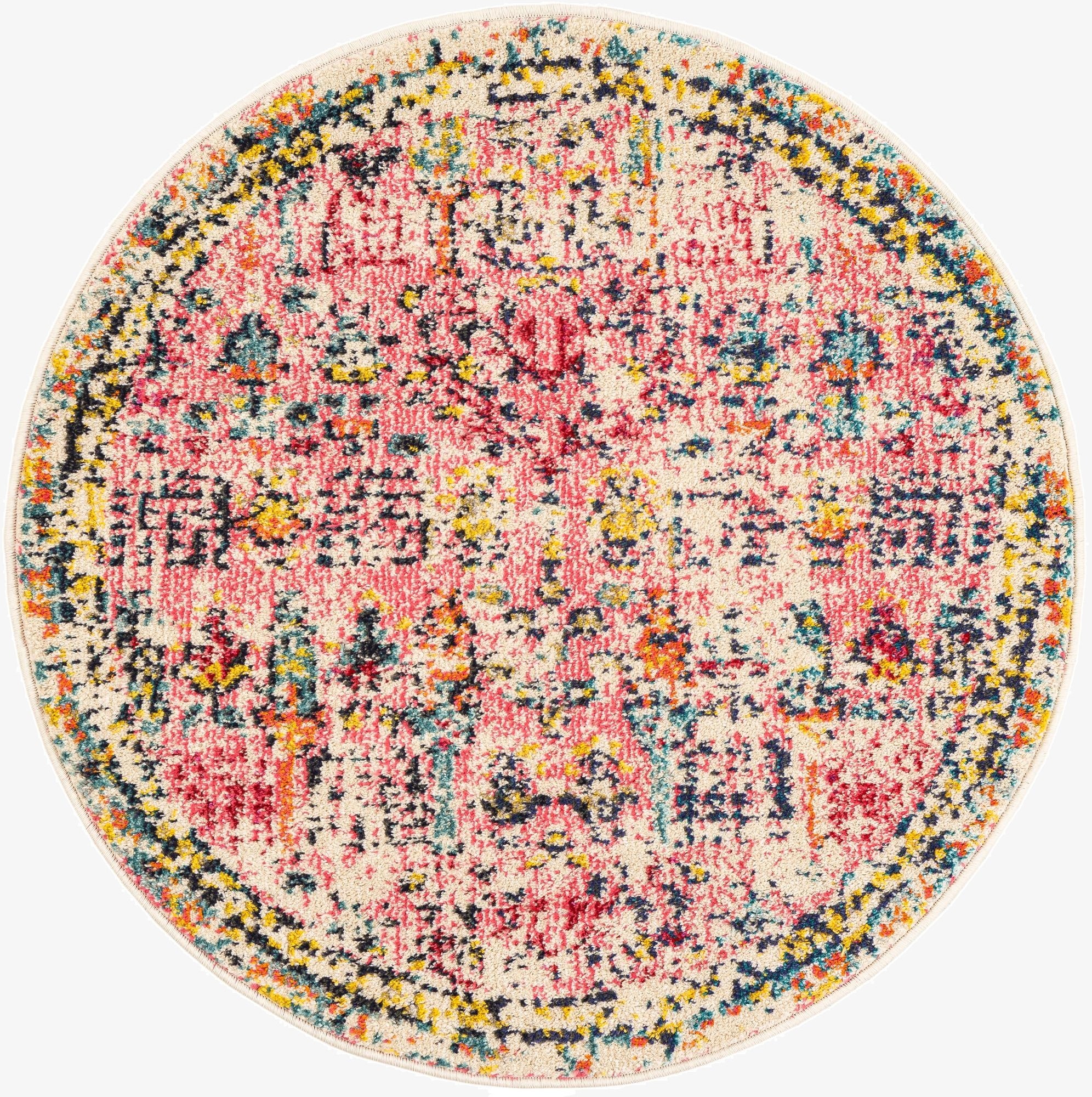 3' 3 x 3' 3  Washable Alta Round Rug