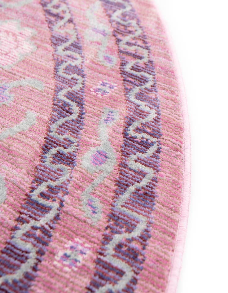 Detail image of 6' x 6' Aqua Round Rug