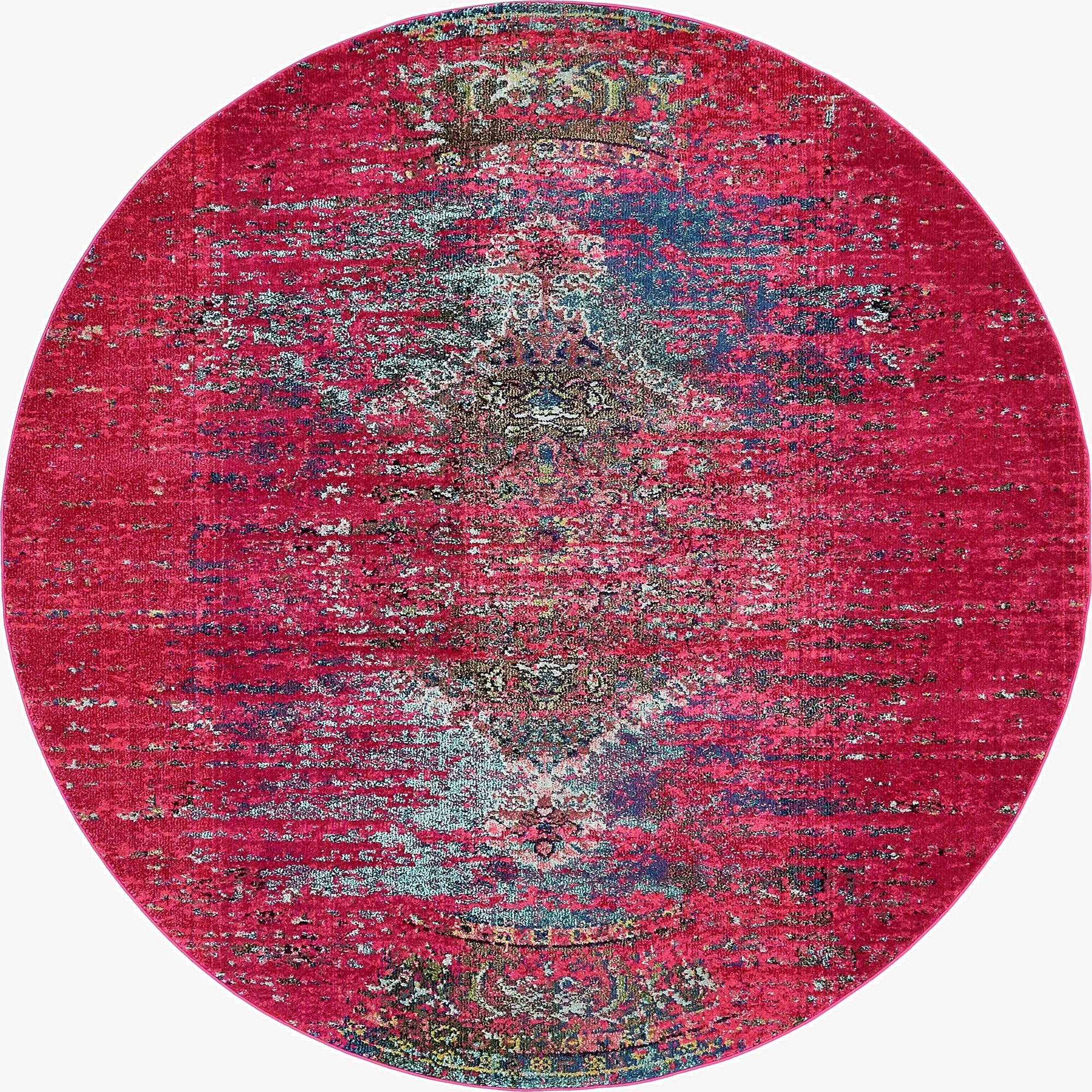 8' x 8'  Washable Arte Round Rug