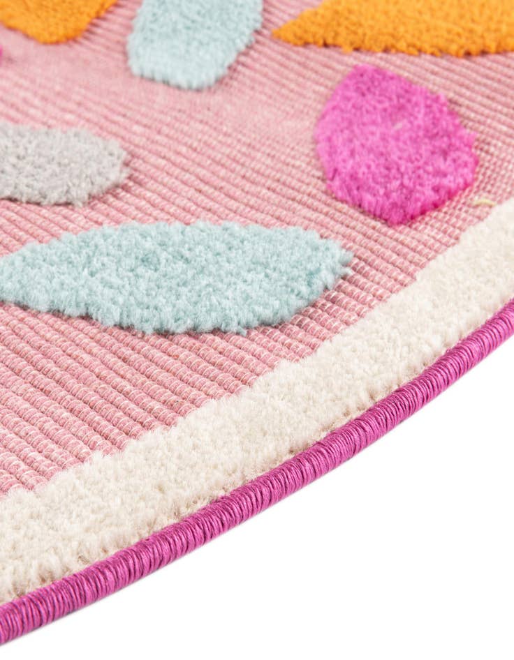 Detail image of 3' 3 x 3' 3 Easy-Clean Aruba Indoor / Outdoor Round Rug