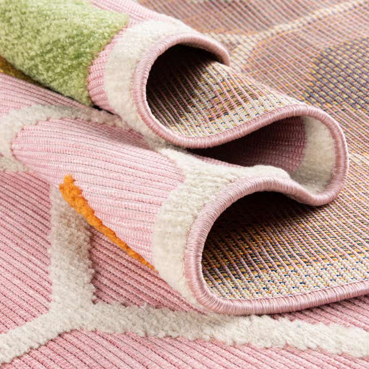 3' 3 x 3' 3 Easy-Clean Aruba Indoor / Outdoor Round Rug