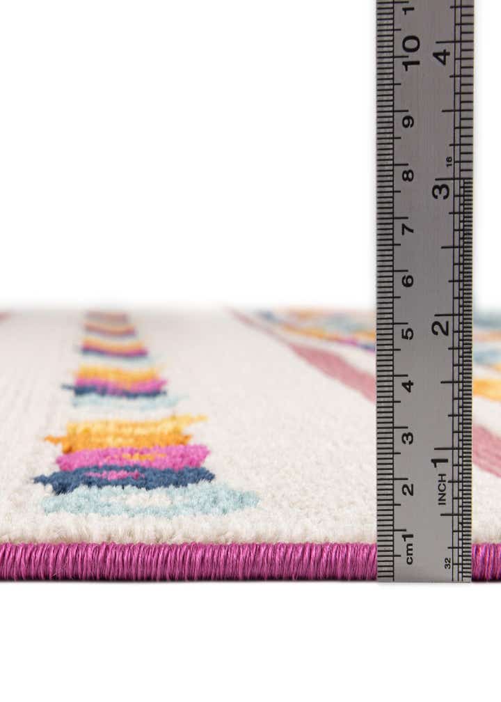 5' 3 x 5' 3 Easy-Clean Aruba Indoor / Outdoor Round Rug