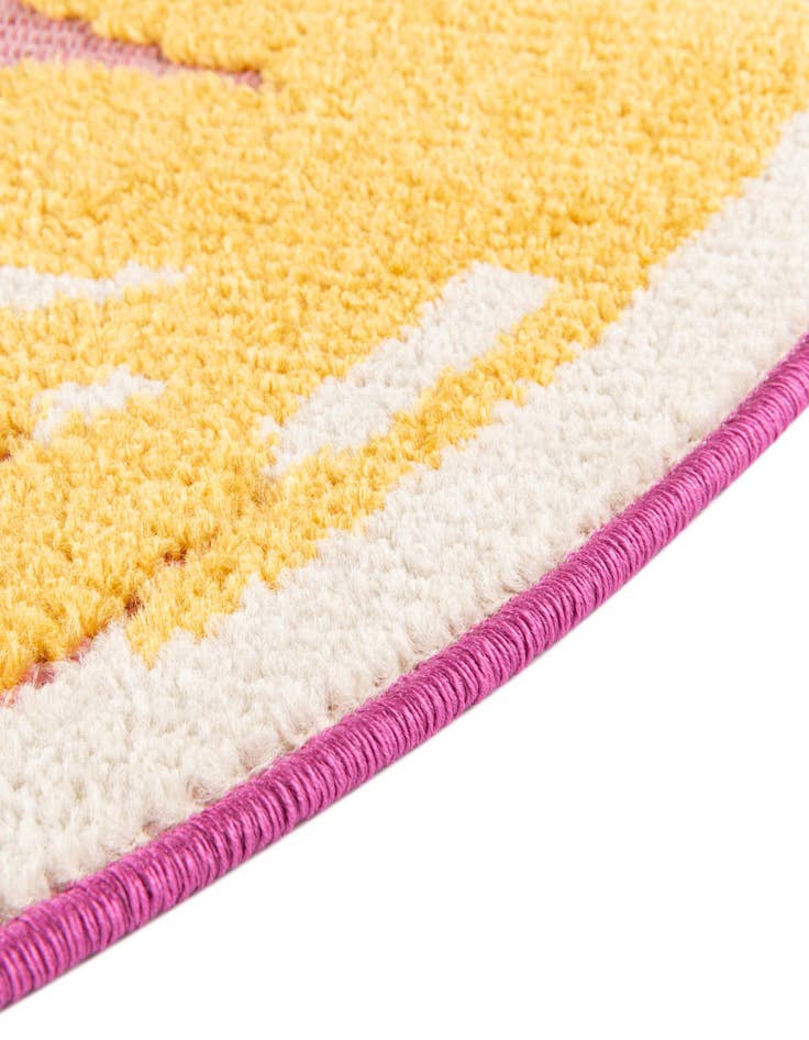 Detail image of 5' 3 x 5' 3 Easy-Clean Aruba Indoor / Outdoor Round Rug