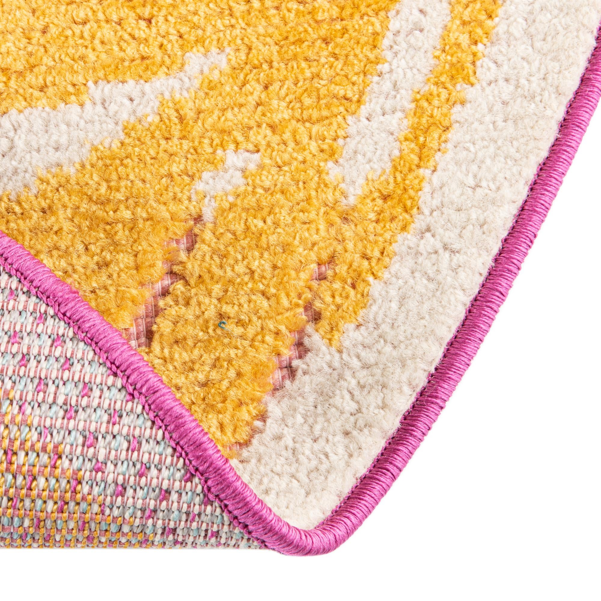 5' 3 x 5' 3 Easy-Clean Aruba Indoor / Outdoor Round Rug