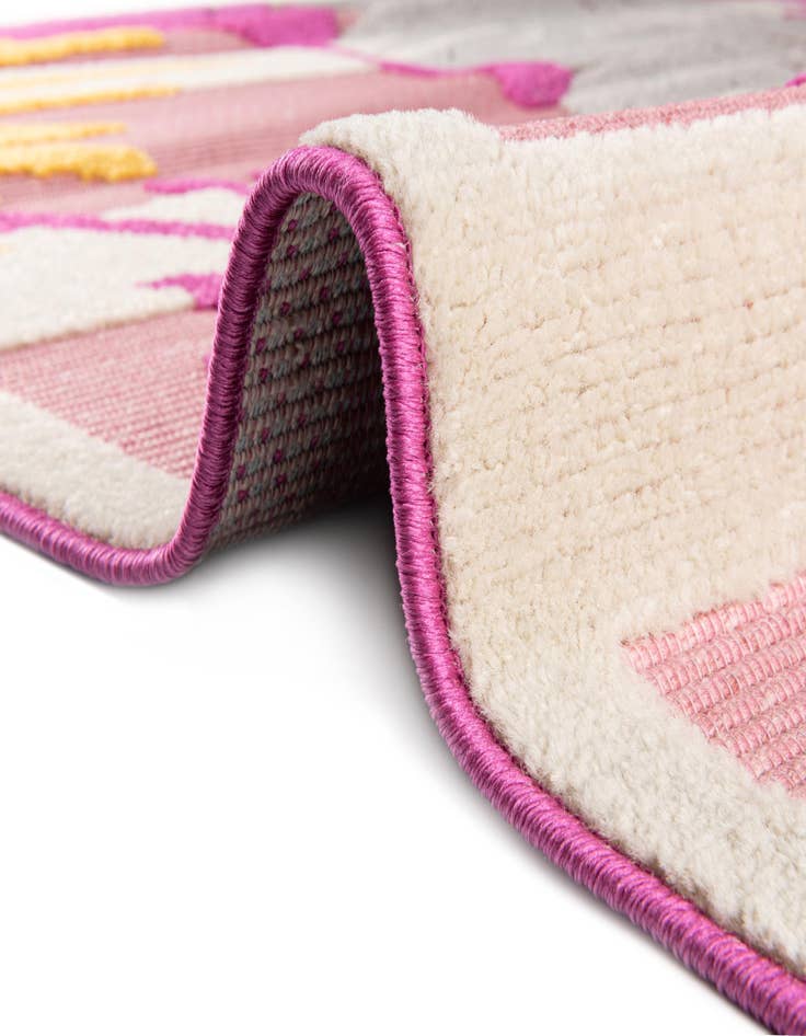 Detail image of 3' 3 x 3' 3 Easy-Clean Aruba Indoor / Outdoor Round Rug